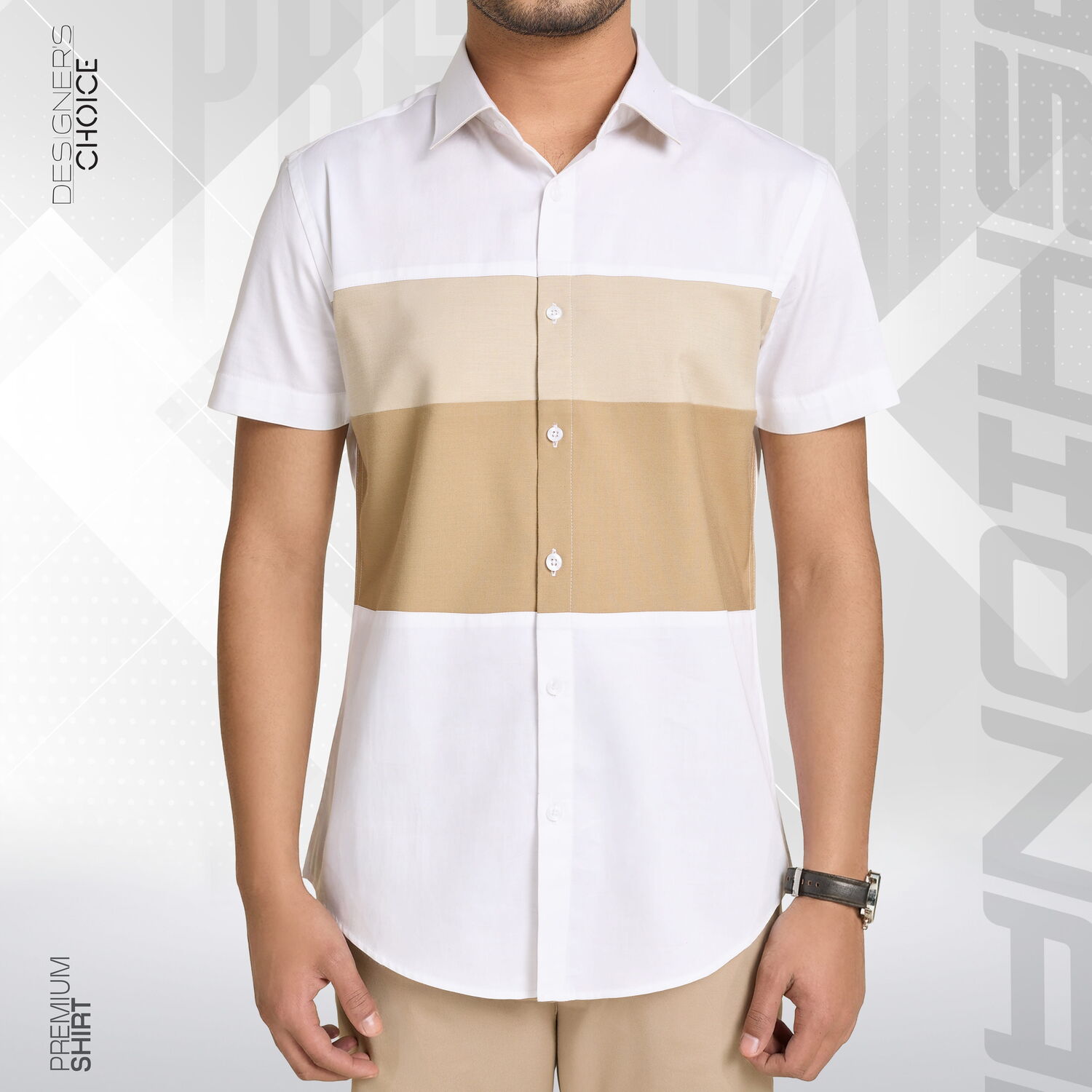 Mens Premium Casual Shirt - Sandrift